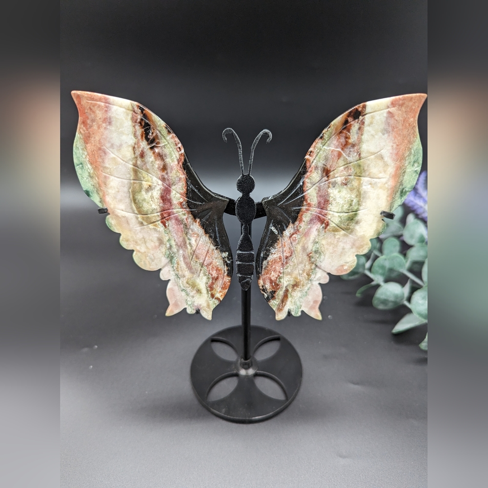 Ocean Jasper Butterfly Wings - Picture 1 of 3